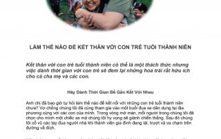 Chuyên Đề Triển Nở Lãnh Đạo Gia Đình Như Giêsu