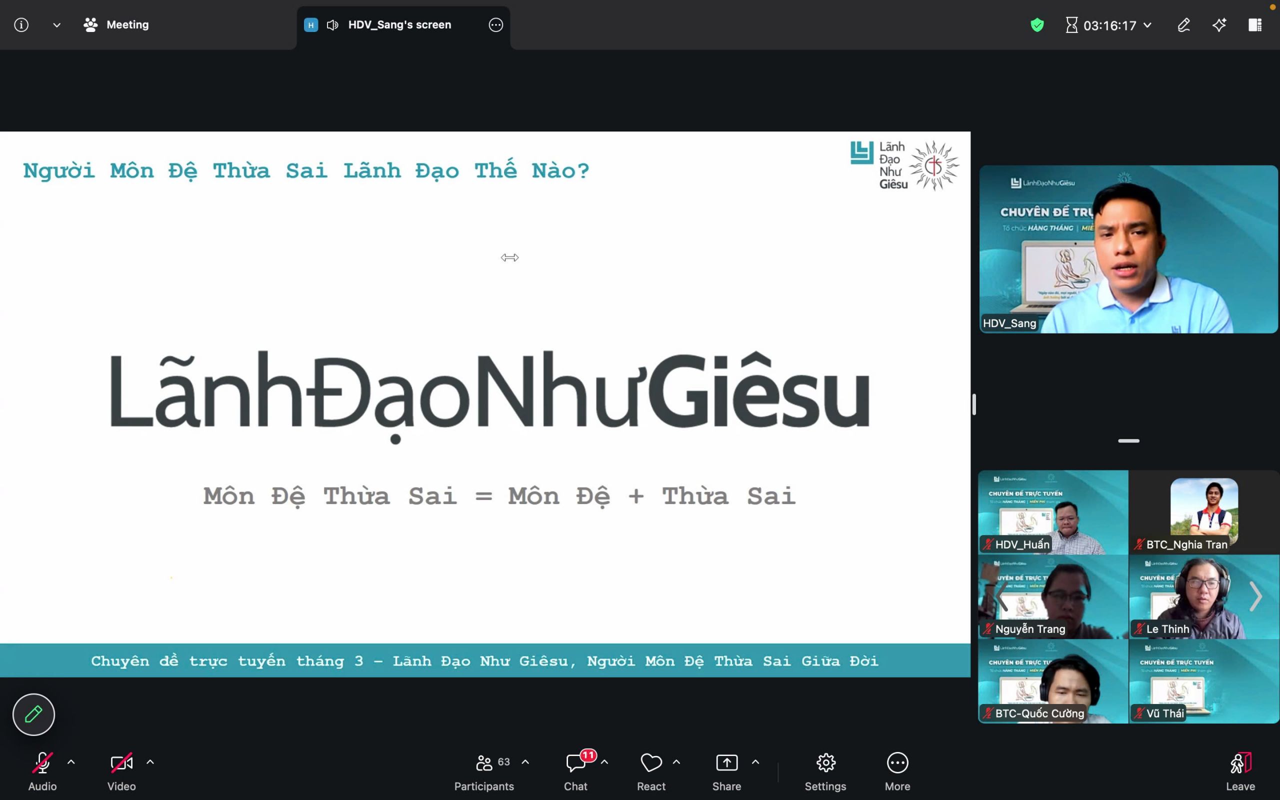 Lãnh Đạo Như Giêsu